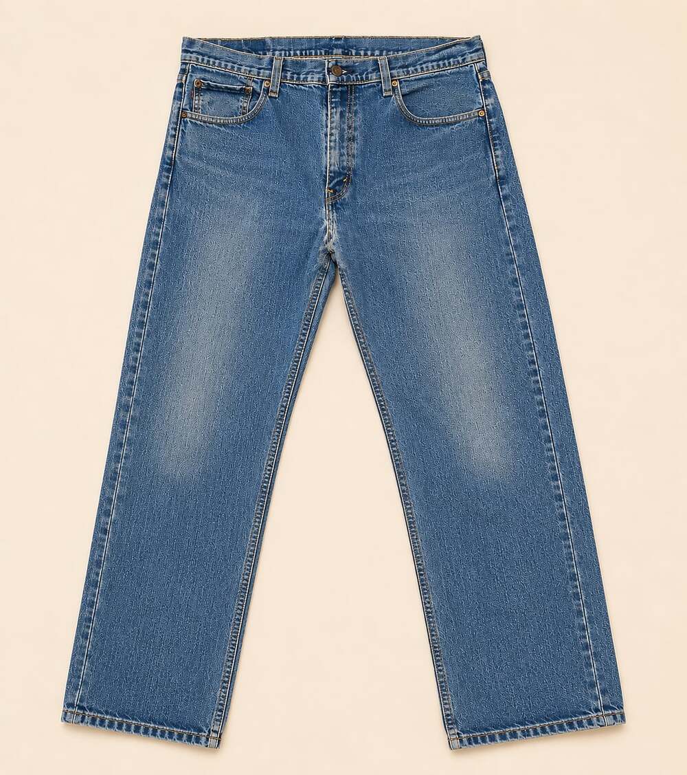 Levi’s 505 Vintage Style Straight Leg Jeans W36 L34 Medium Wash Denim